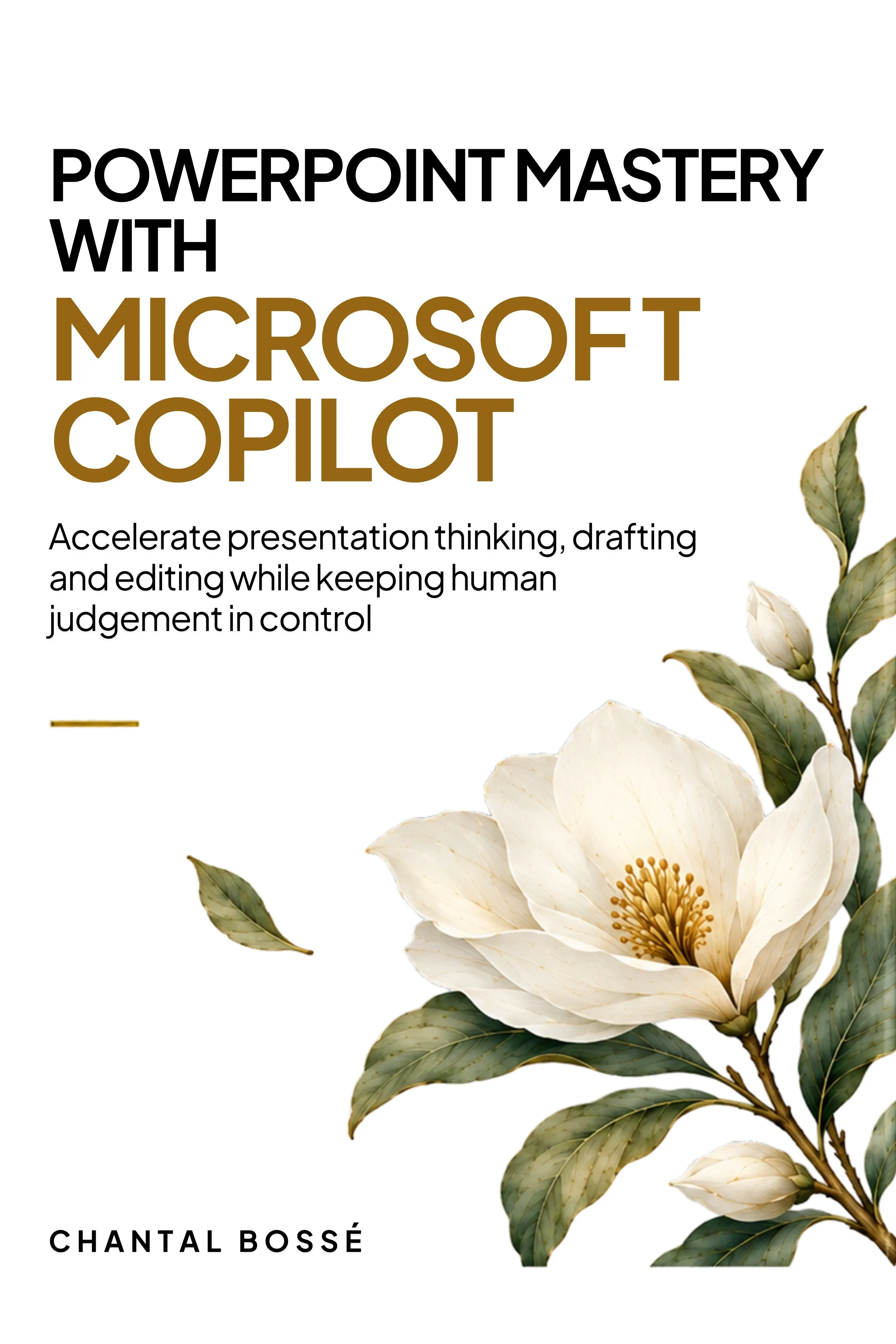 Cover of PowerPoint Mastery with Microsoft Copilot